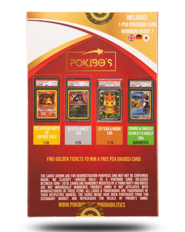Pokemon PSA Graded Card Box